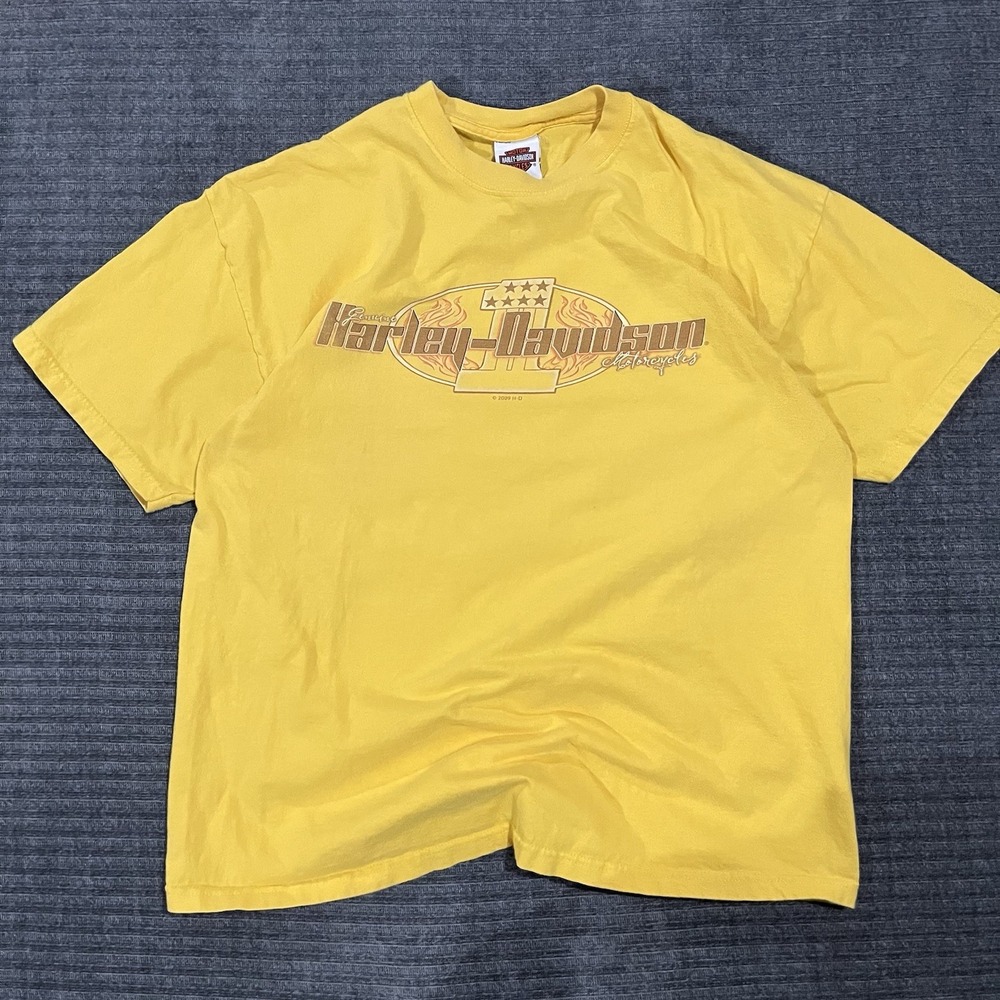 Y2K Harley Davidson Kauai Hawaii Island Riders Shirt Sz XL Made in USA - Picture 2 of 6